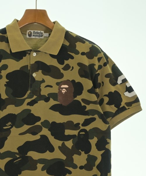 A BATHING APE（アベイシングエイプ）ポロシャツ ベージュ サイズ:L メンズ/2200630589144