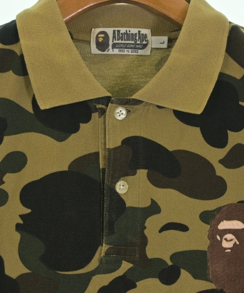 A BATHING APE（アベイシングエイプ）ポロシャツ ベージュ サイズ:L メンズ/2200630589144