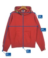 A BATHING APE（アベイシングエイプ）パーカー 赤 サイズ:L メンズ/2200630589205