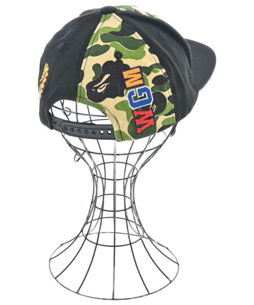 A BATHING APE（アベイシングエイプ）キャップ 黒 サイズ:F メンズ/2200630589281