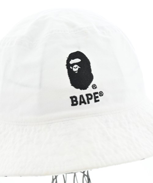 A BATHING APE（アベイシングエイプ）ハット 白 サイズ:M メンズ/2200630589298