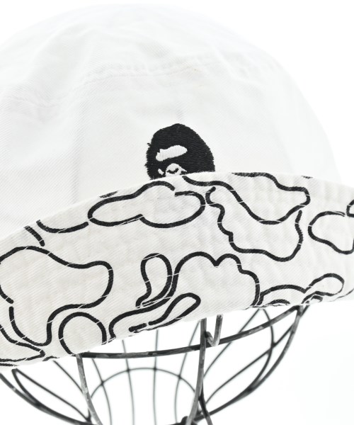 A BATHING APE（アベイシングエイプ）ハット 白 サイズ:M メンズ/2200630589298