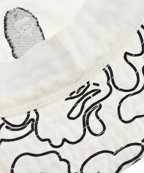 A BATHING APE（アベイシングエイプ）ハット 白 サイズ:M メンズ/2200630589298