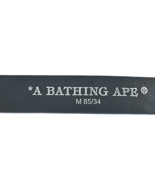 A BATHING APE（アベイシングエイプ）ベルト 黒 サイズ:- メンズ/2200631702016