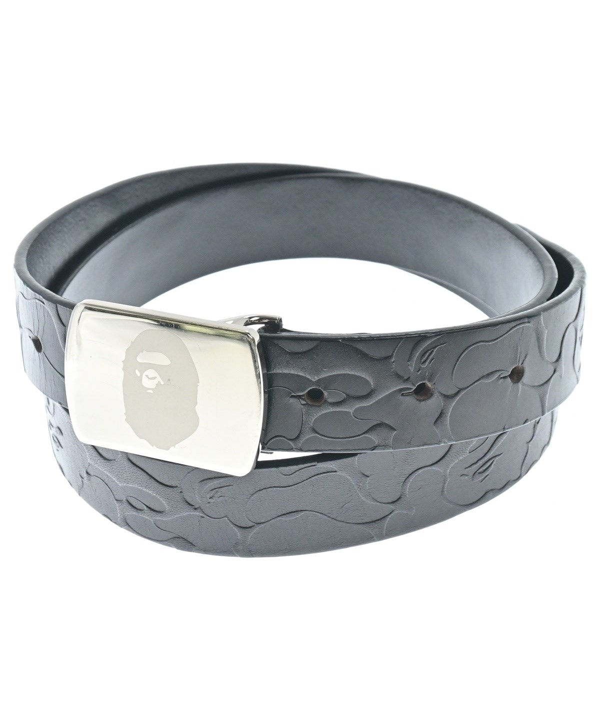 A BATHING APE（アベイシングエイプ）ベルト 黒 サイズ:- メンズ