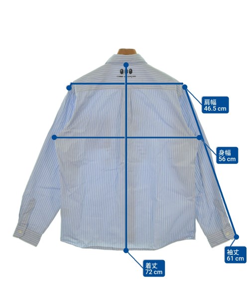 A BATHING APE（アベイシングエイプ）カジュアルシャツ 青 サイズ:XL メンズ/2200632413089