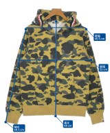 A BATHING APE（アベイシングエイプ）パーカー 黄 サイズ:L メンズ/2200633202064