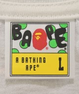 A BATHING APE（アベイシングエイプ）Tシャツ・カットソー 白 サイズ:L メンズ/2200625405060