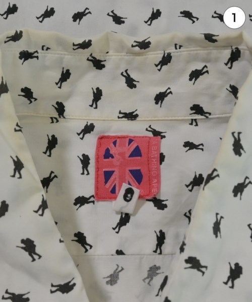 A BATHING APE（アベイシングエイプ）カジュアルシャツ 白 サイズ:XL メンズ/2200633313012