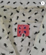 A BATHING APE（アベイシングエイプ）カジュアルシャツ 白 サイズ:XL メンズ/2200633313012