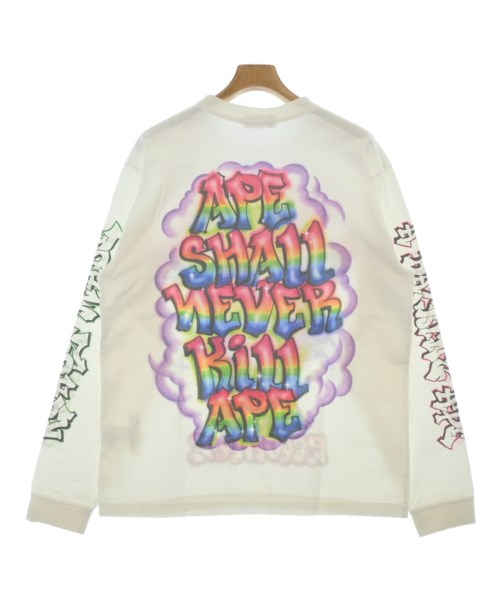 A BATHING APE（アベイシングエイプ）Tシャツ・カットソー 白 サイズ:L メンズ/2200633313029