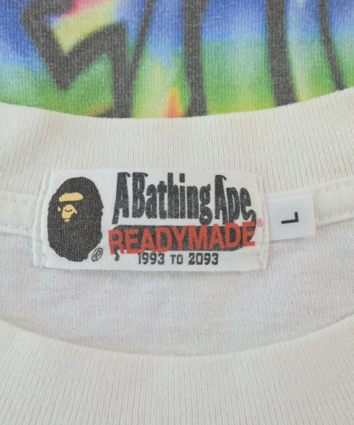 A BATHING APE（アベイシングエイプ）Tシャツ・カットソー 白 サイズ:L メンズ/2200633313029