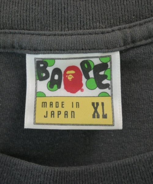 A BATHING APE（アベイシングエイプ）Tシャツ・カットソー 黒 サイズ:XL メンズ/2200633313036