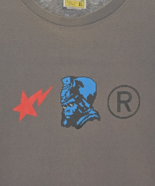 A BATHING APE（アベイシングエイプ）Tシャツ・カットソー グレー サイズ:XL メンズ/2200633313043