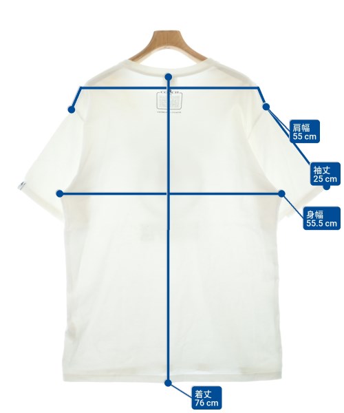 A BATHING APE（アベイシングエイプ）Tシャツ・カットソー 白 サイズ:XXL メンズ/2200633313067