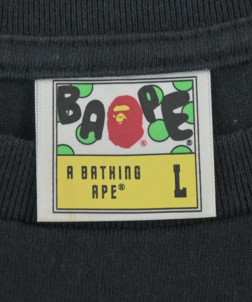 A BATHING APE（アベイシングエイプ）Tシャツ・カットソー 黒 サイズ:L メンズ/2200633313098