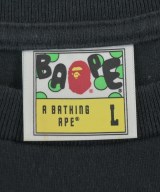 A BATHING APE（アベイシングエイプ）Tシャツ・カットソー 黒 サイズ:L メンズ/2200633313098