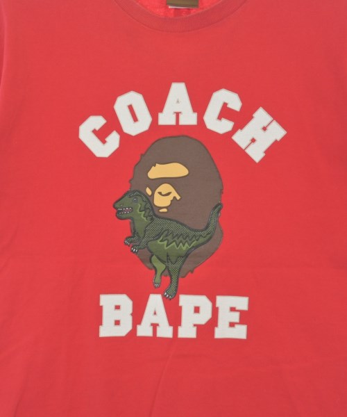 A BATHING APE（アベイシングエイプ）Tシャツ・カットソー 赤 サイズ:M メンズ/2200633313104