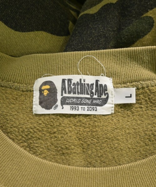 A BATHING APE（アベイシングエイプ）スウェット カーキ サイズ:L メンズ/2200613616010