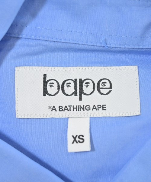 A BATHING APE（アベイシングエイプ）カジュアルシャツ 青 サイズ:XS メンズ/2200613637046