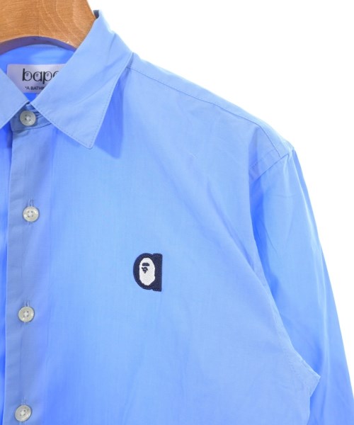 A BATHING APE（アベイシングエイプ）カジュアルシャツ 青 サイズ:XS メンズ/2200613637046