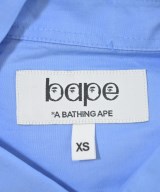 A BATHING APE（アベイシングエイプ）カジュアルシャツ 青 サイズ:XS メンズ/2200613637046