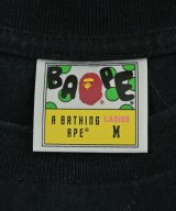 A BATHING APE（アベイシングエイプ）Tシャツ・カットソー 黒 サイズ:M レディース/2200616120033