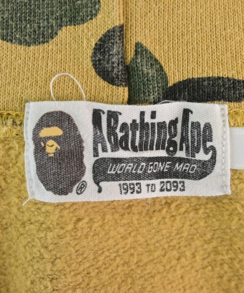 A BATHING APE（アベイシングエイプ）パーカー 黄 サイズ:S メンズ/2200616120057