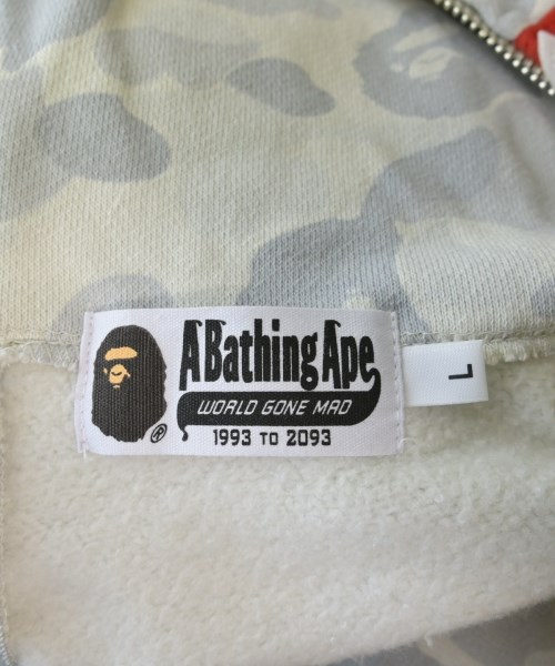 A BATHING APE（アベイシングエイプ）パーカー 白 サイズ:L メンズ/2200617953043