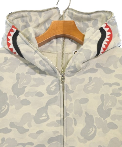 A BATHING APE（アベイシングエイプ）パーカー 白 サイズ:L メンズ/2200617953043