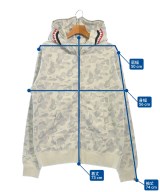 A BATHING APE（アベイシングエイプ）パーカー 白 サイズ:L メンズ/2200617953043