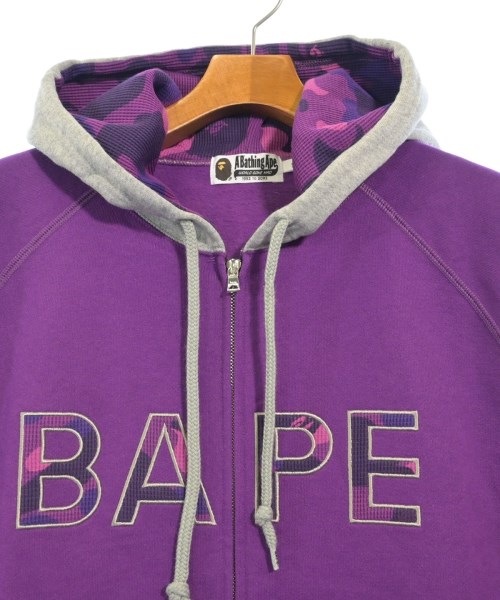 A BATHING APE（アベイシングエイプ）パーカー 紫 サイズ:XL メンズ/2200617953050