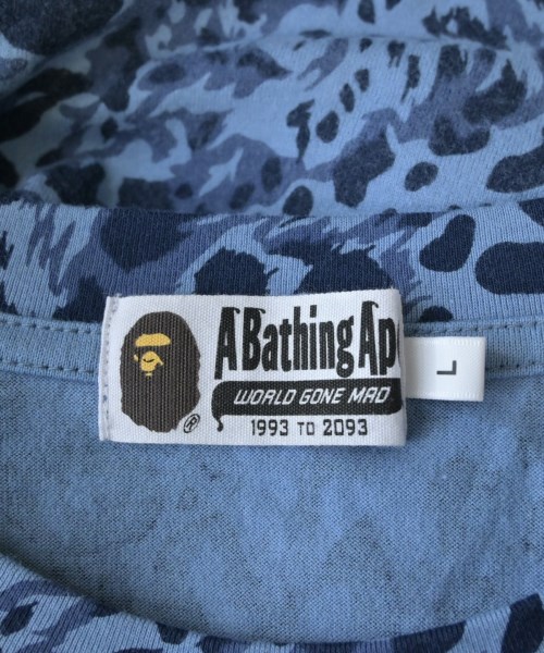 A BATHING APE（アベイシングエイプ）Tシャツ・カットソー 青 サイズ:L メンズ/2200617953074
