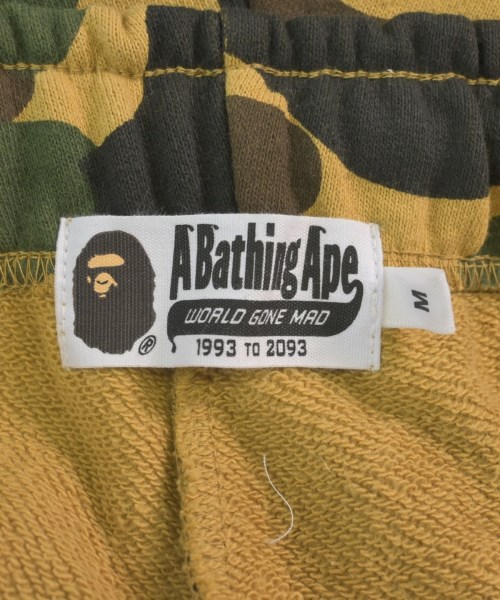 A BATHING APE（アベイシングエイプ）ショートパンツ 黄 サイズ:M メンズ/2200617953081