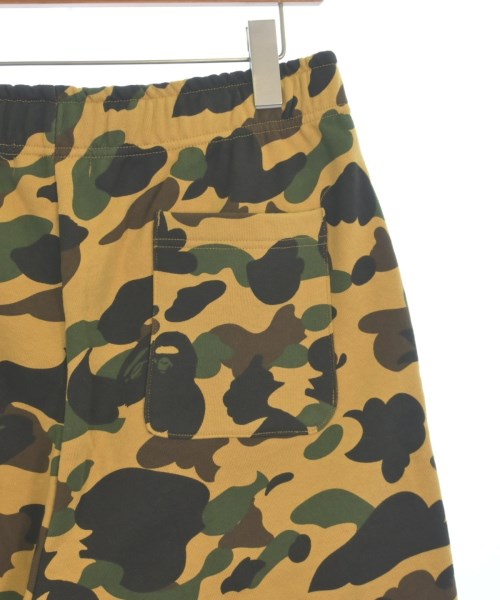 A BATHING APE（アベイシングエイプ）ショートパンツ 黄 サイズ:M メンズ/2200617953081