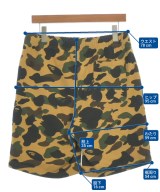 A BATHING APE（アベイシングエイプ）ショートパンツ 黄 サイズ:M メンズ/2200617953081