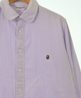 A BATHING APE（アベイシングエイプ）カジュアルシャツ 紫 サイズ:L メンズ/2200618597024
