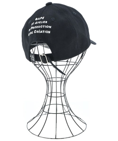 A BATHING APE（アベイシングエイプ）キャップ 黒 サイズ:58cm メンズ/2200618782130