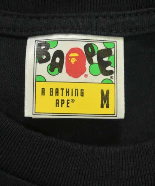 A BATHING APE（アベイシングエイプ）Tシャツ・カットソー 黒 サイズ:M メンズ/2200618796076