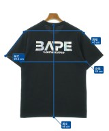A BATHING APE（アベイシングエイプ）Tシャツ・カットソー 黒 サイズ:M メンズ/2200618796076