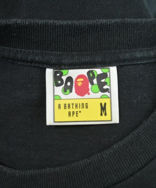 A BATHING APE（アベイシングエイプ）Tシャツ・カットソー 黒 サイズ:M メンズ/2200618796113