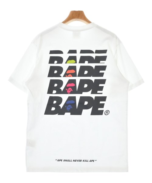 A BATHING APE（アベイシングエイプ）Tシャツ・カットソー 白 サイズ:M メンズ/2200618796137