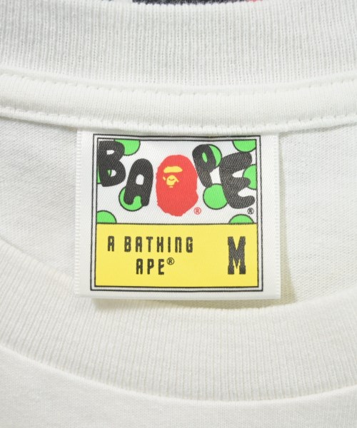 A BATHING APE（アベイシングエイプ）Tシャツ・カットソー 白 サイズ:M メンズ/2200618796137