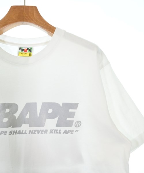 A BATHING APE（アベイシングエイプ）Tシャツ・カットソー 白 サイズ:M メンズ/2200618796137