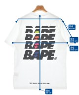 A BATHING APE（アベイシングエイプ）Tシャツ・カットソー 白 サイズ:M メンズ/2200618796137