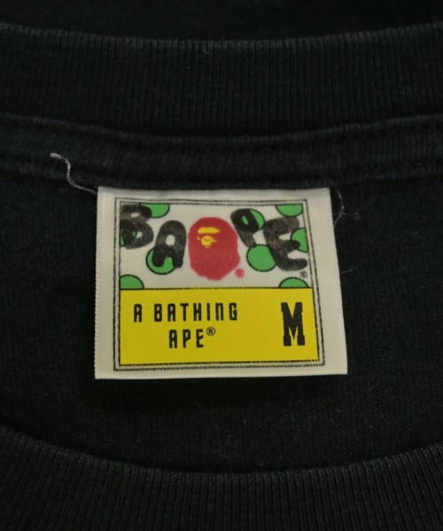 A BATHING APE（アベイシングエイプ）Tシャツ・カットソー 黒 サイズ:M メンズ/2200618796175