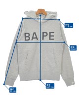 A BATHING APE（アベイシングエイプ）パーカー グレー サイズ:M メンズ/2200614032048