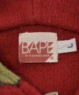 A BATHING APE（アベイシングエイプ）カーディガン 赤 サイズ:-(XL位) メンズ/2200620535137
