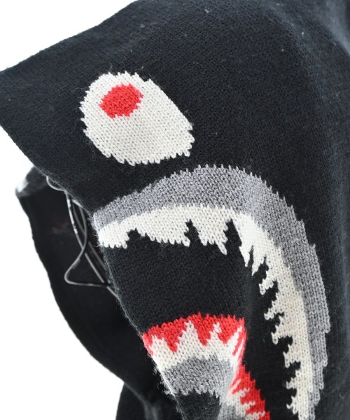 A BATHING APE（アベイシングエイプ）ニットキャップ・ビーニー 黒 サイズ:- メンズ/2200620779012