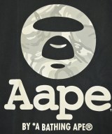 AAPE BY A BATHING APE（エーエイプバイアベイシングエイプ）Tシャツ・カットソー 黒 サイズ:L メンズ/2200604844088